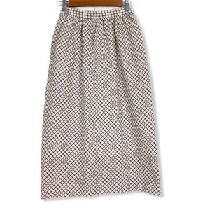 3/$15 Intuitions Maurice Antaya VTG Union Made 100% Pure Checkered Midi Skirt
